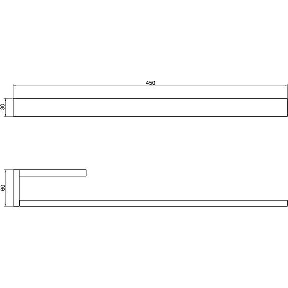 Полотенцедержатель Timo Petruma 15251/17, золото матовое - фото 2
