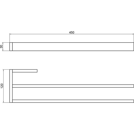 Полотенцедержатель Timo Petruma 15252/17, золото матовое - фото 2