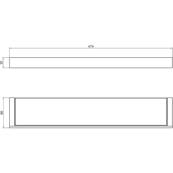 Полочка Timo Petruma 15272/03, черный - фото 3