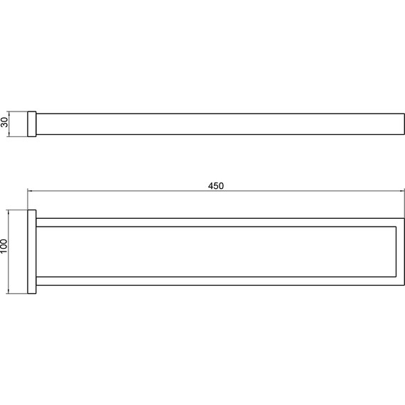 Полотенцедержатель Timo Selene 14052/03, черный - фото 2