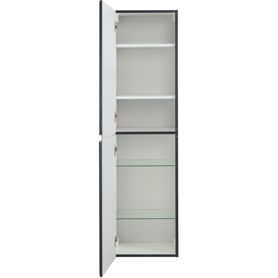 Пенал подвесной Cezares DUET-1500-2A-SC-GR-P 40 см, Grafito - фото 2