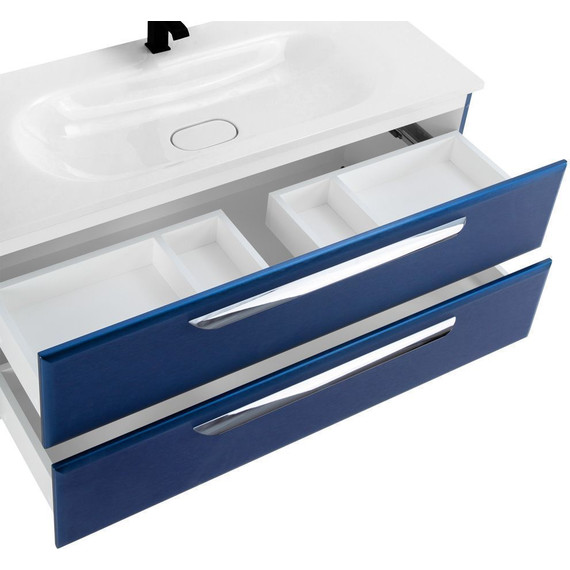 Тумба подвесная с раковиной Cezares ECO-1200-2C-SO-SPF-P 120 см, Sapfiro - фото 7