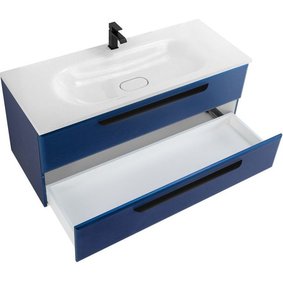 Тумба подвесная с раковиной Cezares ECO-1200-2C-SO-SPF-P 120 см, Sapfiro - фото 8