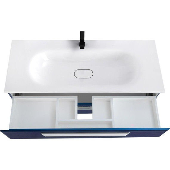 Тумба подвесная с раковиной Cezares ECO-1200-2C-SO-SPF-P 120 см, Sapfiro - фото 12