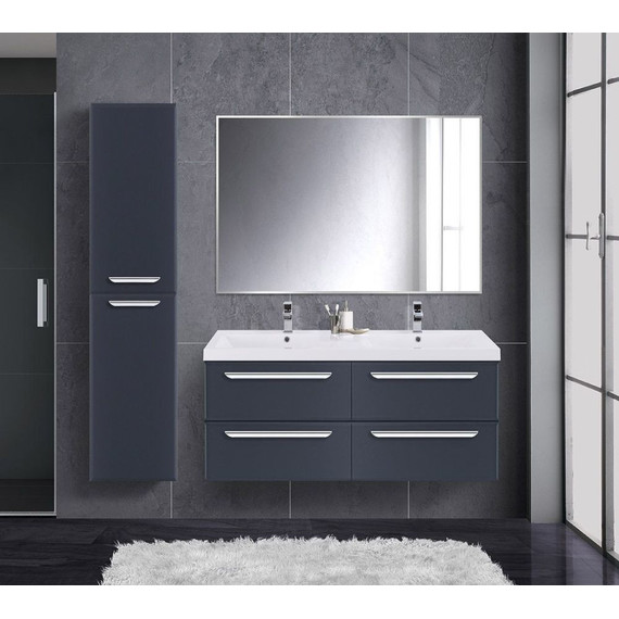 Пенал подвесной Cezares ECO-1500-2A-SC-GR-P 40 см, Grafito - фото 2