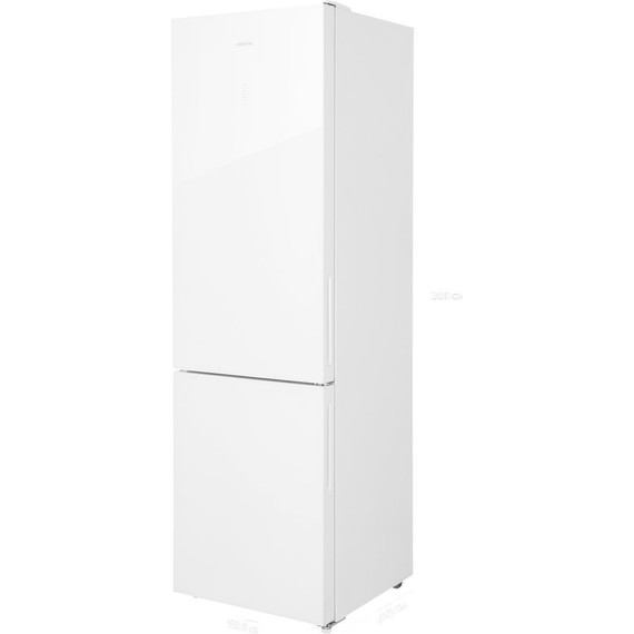 Двухкамерный холодильник Hiberg RFC-400DX NFGW inverter, белое стекло - фото 6