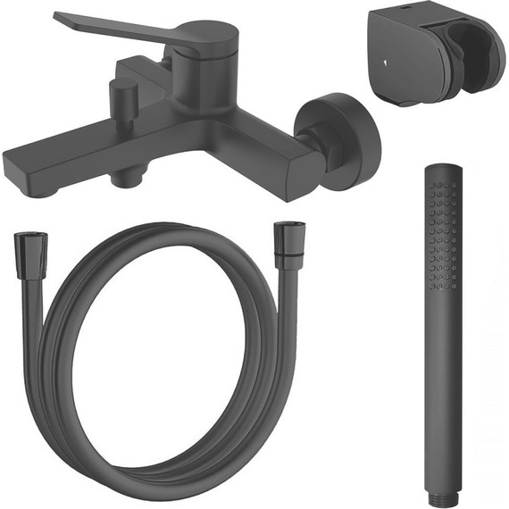 Смеситель для ванны Azario Vise AZ-VSA238330PA, черный, Цвет производителя: чёрный - фото 