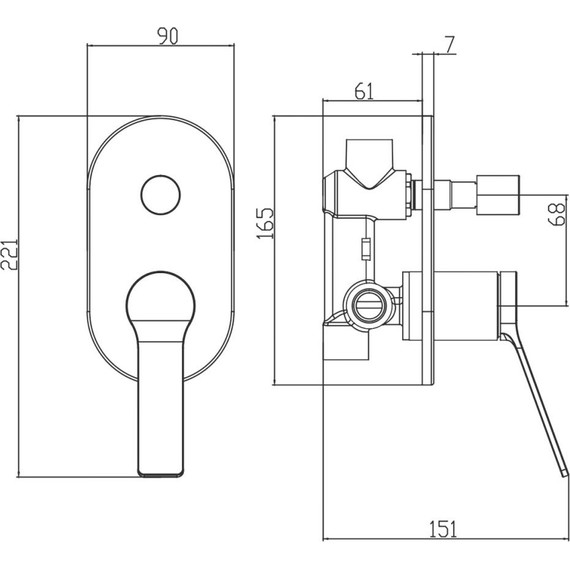 Душевая система для душа Azario Vise AZ-VSA248330PA+82KPA, черный - фото 5