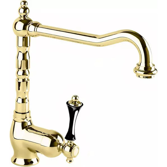 Смеситель для кухни Cezares MARGOT-LLM2-03/24-N, золото 24 карат, Цвет производителя: золото - фото 