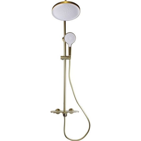 Душевая стойка Bronze de Luxe Icon 80112CG, матовое золото - фото 4