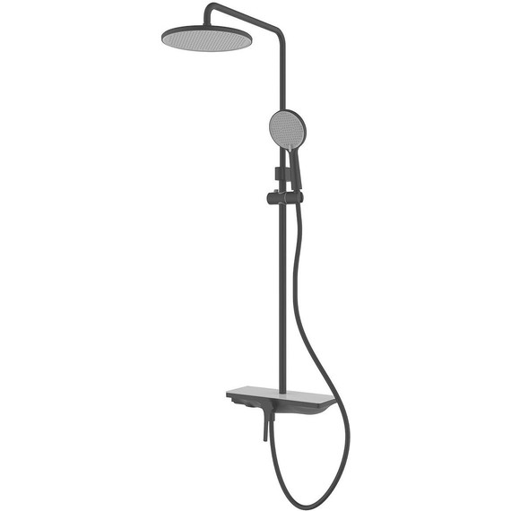 Душевая стойка Azario Ginkgo AZ-VPW238V95PA-1DJ1K22-ZH3A55, черный - фото 