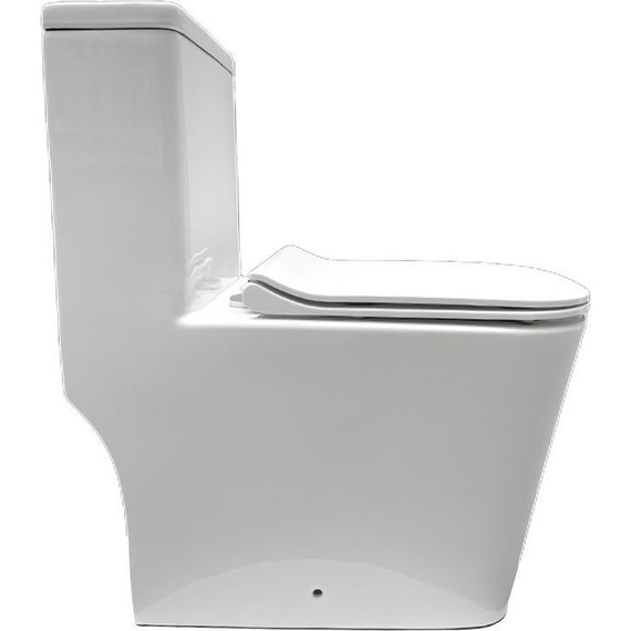 Унитаз-компакт безободковый Тритон Mono Mono 8706 с тонкой крышкой микролифт - фото 2