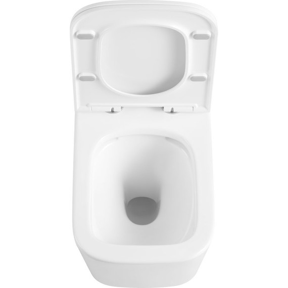 Унитаз подвесной безободковый Тритон Verso 3032 с крышкой микролифт - фото 10