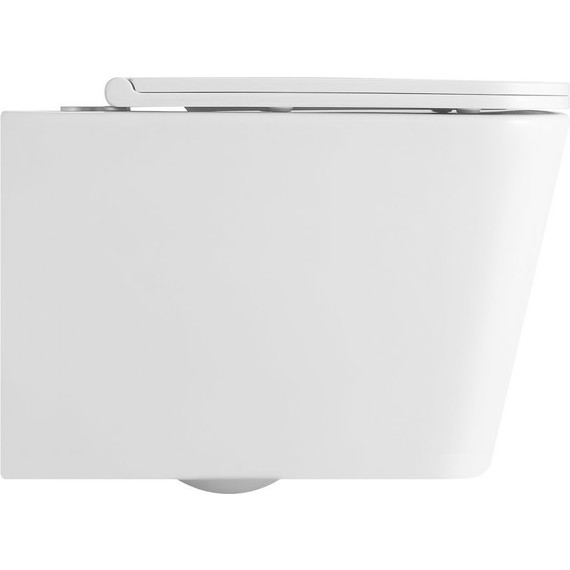 Унитаз подвесной безободковый Тритон Verso 3032 с крышкой микролифт - фото 3