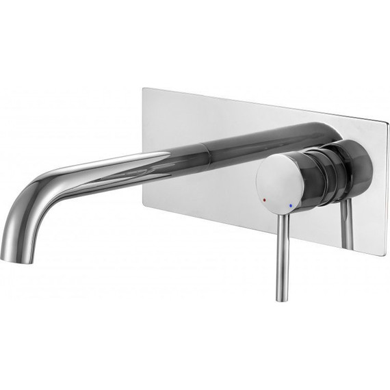 Смеситель для раковины настенный Berges Wasserhaus Ventas R 076009, Цвет производителя: хром - фото 