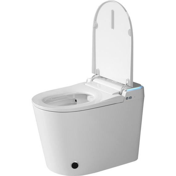Унитаз-биде приставной электронный безободковый с импульсным смывом Abber Bequem AC1117S с крышкой микролифт - фото 12