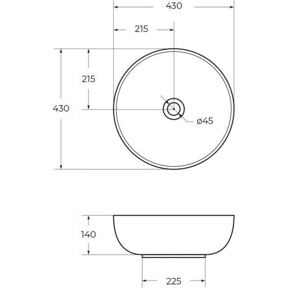 Раковина-чаша BelBagno 43 см BB1077 - фото 7