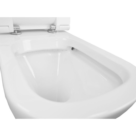 Унитаз-моноблок безободковый Creo Ceramique One ON0102 с крышкой микролифт - фото 5