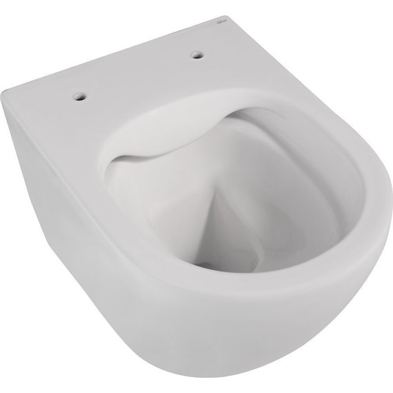 Унитаз подвесной безободковый Abber Bequem AC1100MW с крышкой микролифт, белый матовый - фото 8