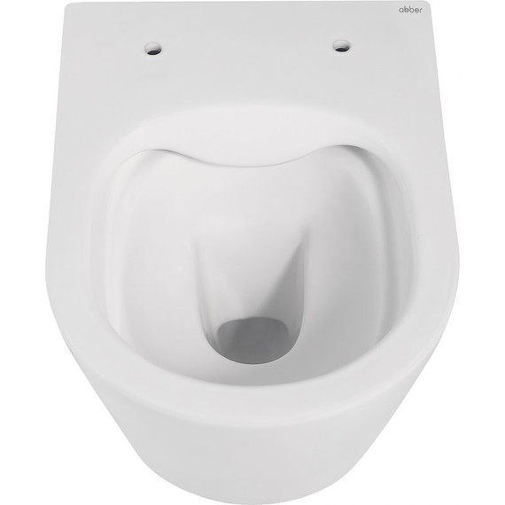 Унитаз подвесной безободковый Abber Bequem AC1102MW с крышкой микролифт, белый матовый, Цвет производителя: белый матовый - фото 5