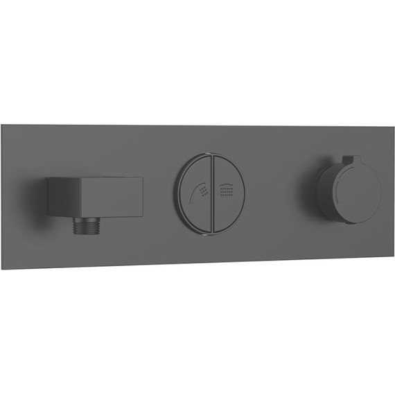 Душевая система для душа с термостатом Vincea Inspire VSFW-422TI2MB, черный - фото 11