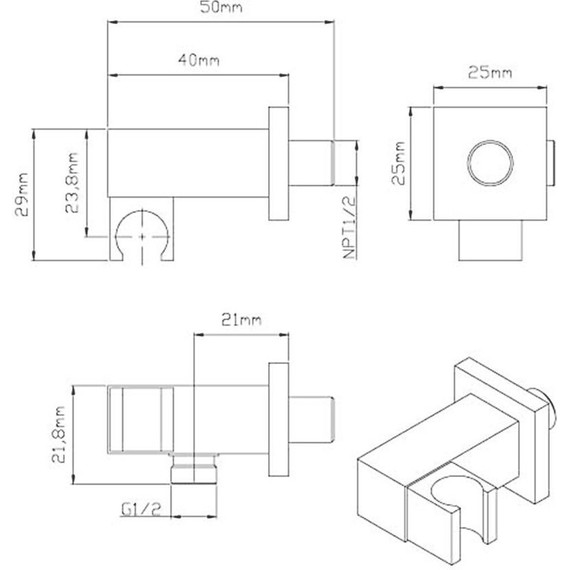Душевая система для душа Vincea VSFW-4211MB, черный - фото 11