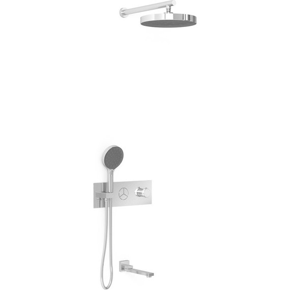 Душевая система для ванны с термостатом Vincea Inspire VSFW-432TI2CH - фото 