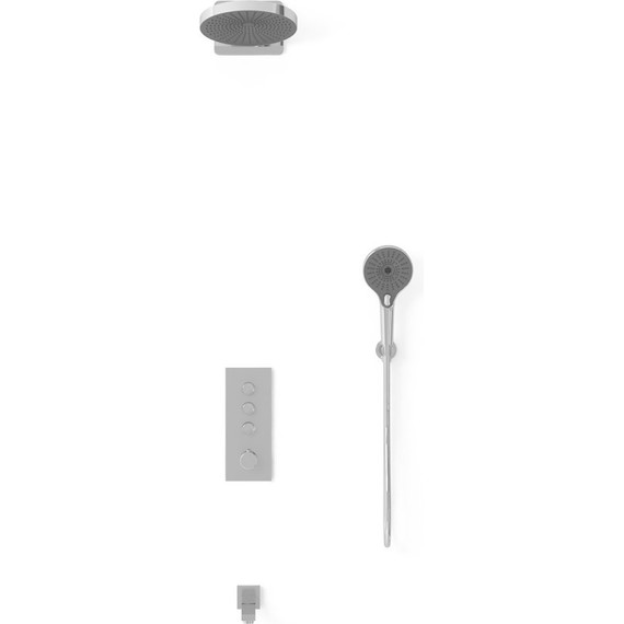 Душевая система для ванны с термостатом Vincea Inspire VSFW-433TI1CH - фото 2