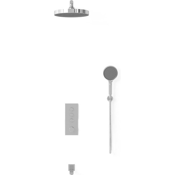 Душевая система для ванны с термостатом Vincea Inspire VSFW-433TI2CH - фото 2