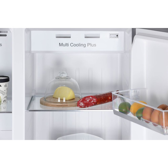 Холодильник Side by Side NordFrost RFS 525DX NFGW inverter (белое стекло) - фото 11