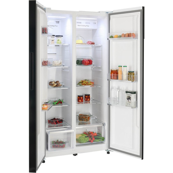Холодильник Side by Side NordFrost RFS 525DX NFGW inverter (белое стекло) - фото 7