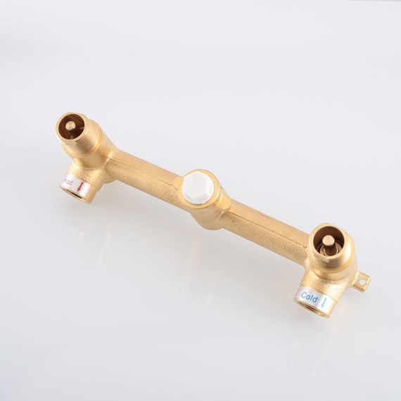 Смеситель для раковины настенный Vincea Groove VBFW-4G1MB, черный - фото 5