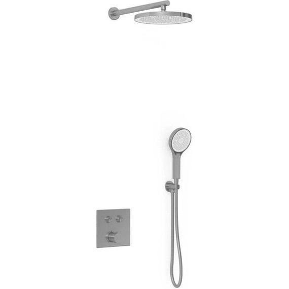 Душевая система для душа Vincea VSFW-4212GM, вороненая сталь - фото 