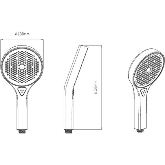 Душевая система для душа Vincea VSFW-4212GM, вороненая сталь - фото 11