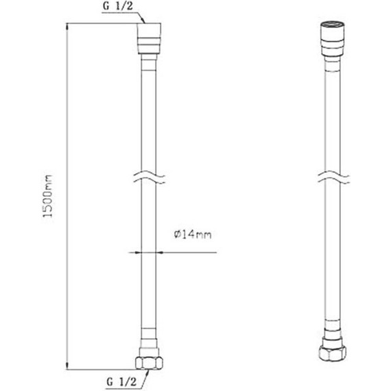 Душевая система для ванны с термостатом Vincea VSFW-431T1RMB, черный - фото 15