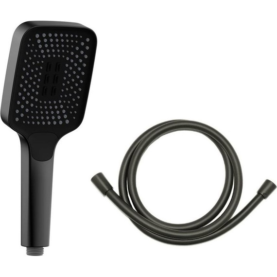 Душевая система для ванны с термостатом Vincea VSFW-431T1RMB, черный - фото 8