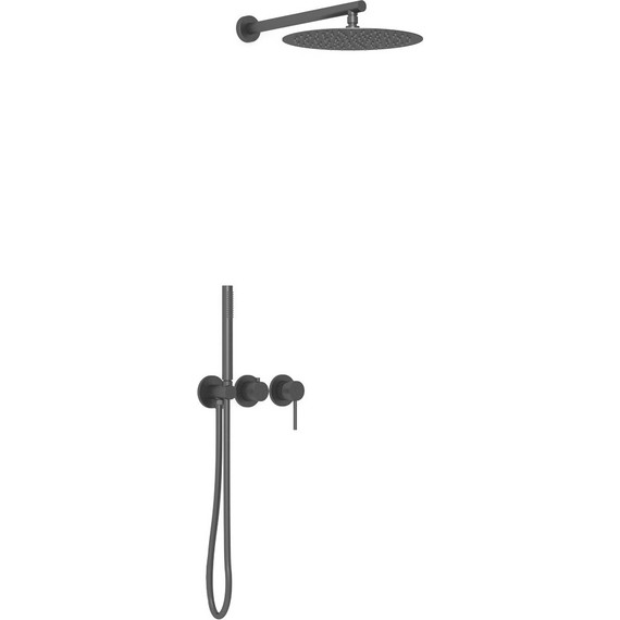 Душевая система для душа Vincea Groove VSFW-4G01MB, черный - фото 