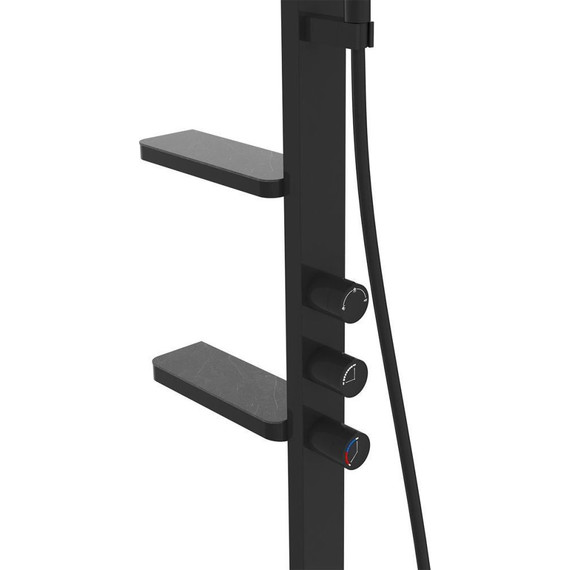 Душевая стойка Vincea Inspire VSFS-3I11MB, черный - фото 6