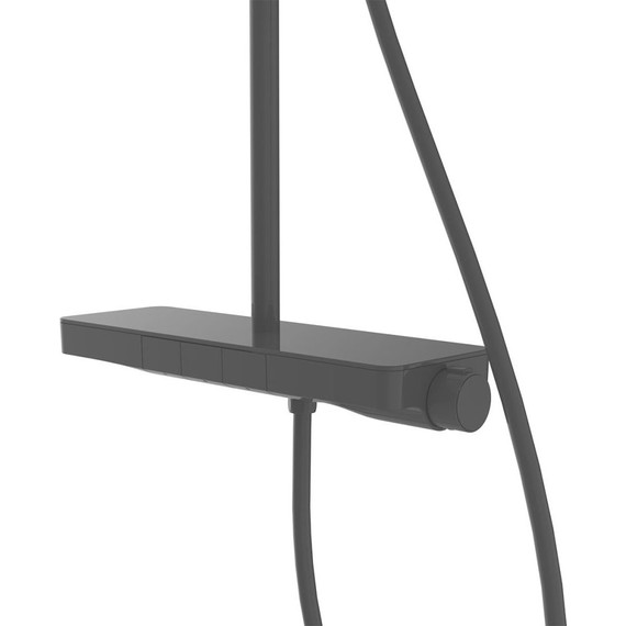 Душевая стойка с термостатом Vincea Inspire VSFS-3I12TMB, черный - фото 4