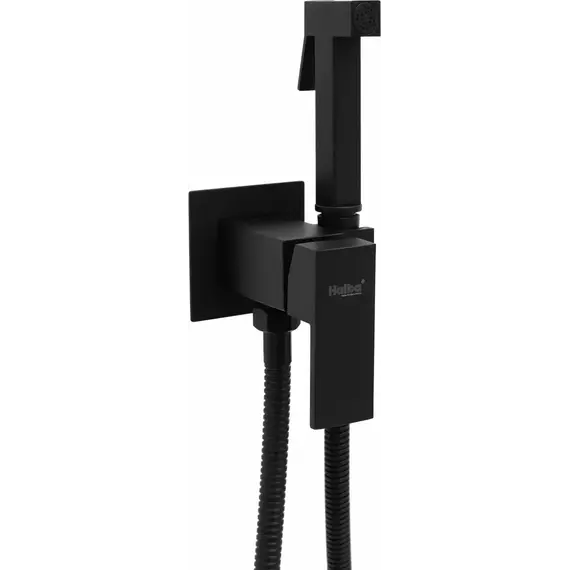 Набор для гигиенического душа Haiba HB5512-7, чёрный матовый - фото 