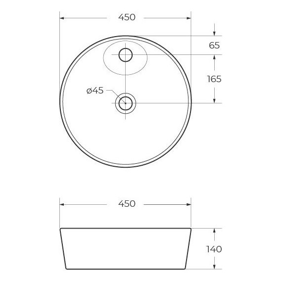 Раковина-чаша BelBagno 45 см BB1306 - фото 7