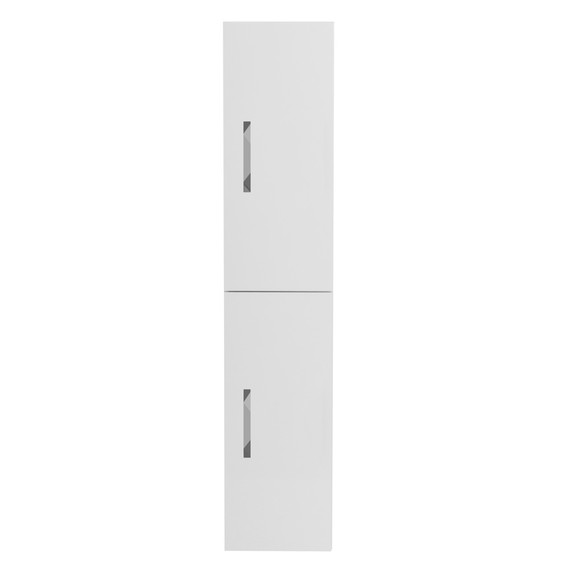 Пенал подвесной BelBagno AURORA-1600-2A-SC-BL-P-R 35 см, правый, Bianco Lucido - фото 