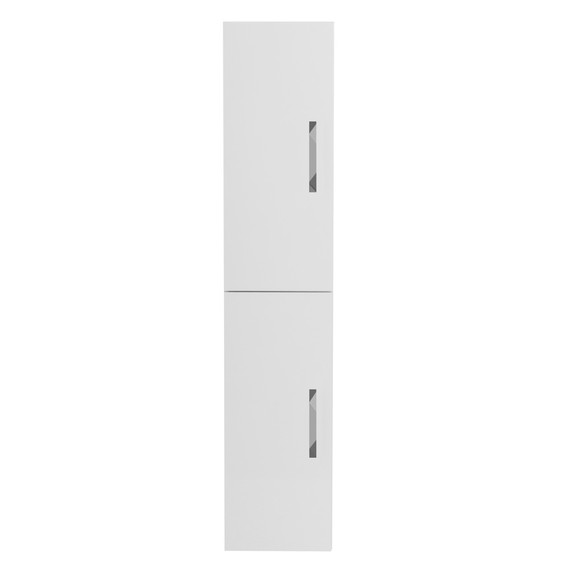 Пенал подвесной BelBagno AURORA-1600-2A-SC-BL-P-L 35 см, левый, Bianco Lucido - фото 