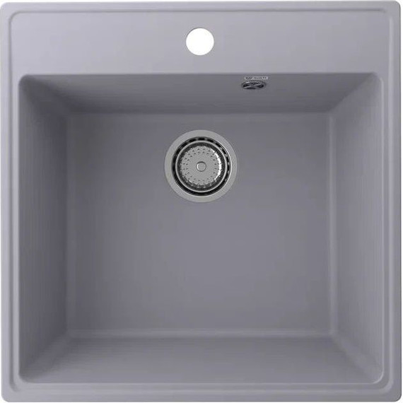 Кухонная мойка Ulgran Quartz Forte 505-05, бетон - фото 