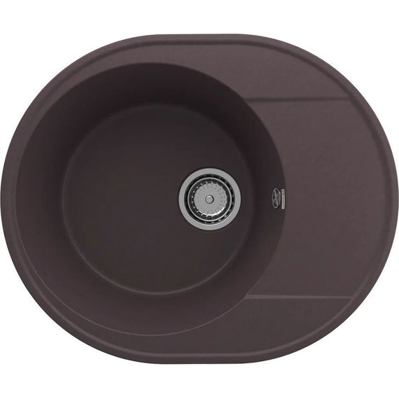 Кухонная мойка Ulgran Quartz Nora 585-06, трюфель - фото 
