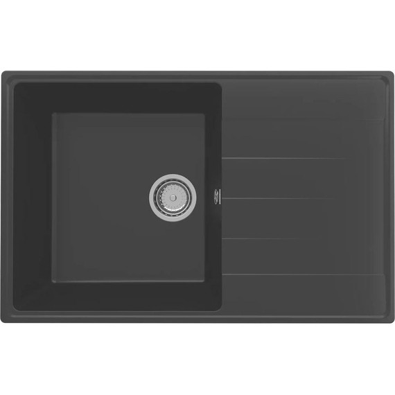Кухонная мойка Ulgran Quartz Prima 780-07, уголь - фото 