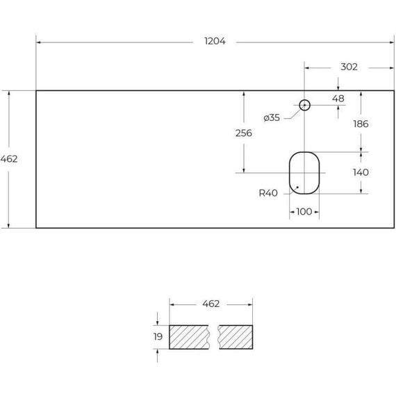 Тумба подвесная со столешницей BelBagno Etna 120 см ETNA-H60-600-2C-SO-BL-P+EK-120-AS-BL-R, Цвет фасада: Bianco Lucido - фото 14
