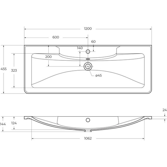 Тумба подвесная с раковиной BelBagno ACQUA-1200-2C-SO-RR 120 см, Rovere Rustico (раковина BB1200/455-LV-ART-ALR-NERO), Цвет фасада: Rovere Rustico Nero - фото 13
