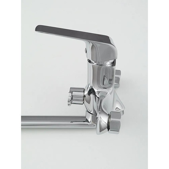 Смеситель для ванны Diadonna D80-222141 с душевым гарнитуром, Цвет производителя: хром - фото 7