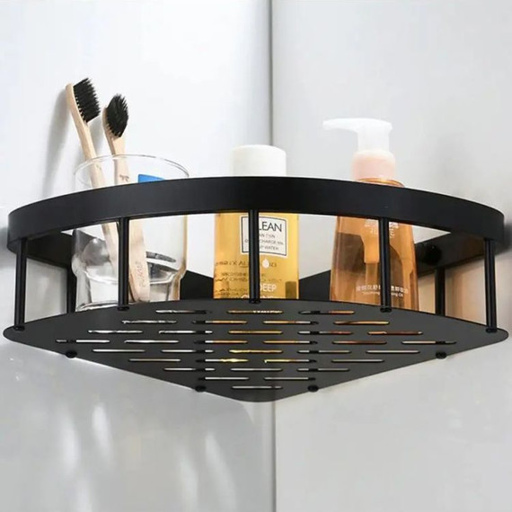 Полка угловая Ledeme L5507-1, черный - фото 15